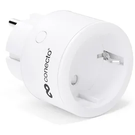 conecto conecto® Funk-Steckdosen-Erweiterung für runde conecto Funksteckdosen: 1x Funksteckdose, Innenbereich, 2300 Watt, kompaktes Design, ohne Fernbedienung, weiß