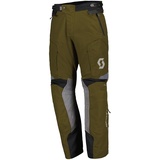 Scott Dualraid Dryo Textilhose wasserdicht - Oliv/Schwarz/Grau / M