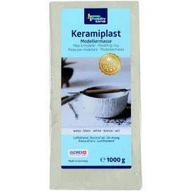 Glorex  Keramiplast Modelliermasse 1000 g