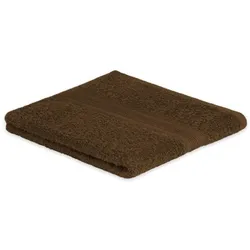 EXKLUSIV HEIMTEXTIL Handtuch 500g/m2 Handtuch 50 x 100 cm Schokobraun Hohe Qualität