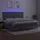 vidaXL Boxspringbett 200 x 200 cm hellgrau