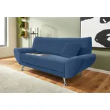 Home Affaire 2-Sitzer Saltare Kunstleder 174 x 78 x 82 cm Blau