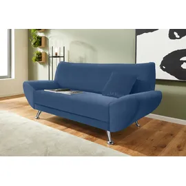 Home Affaire 2-Sitzer Saltare Kunstleder 174 x 78 x 82 cm Blau