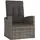 vidaXL 3-tlg. Garten-Lounge-Set mit Kissen grau
