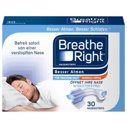 Besser Atmen Nasenstrips normal transparent 30 Stück Pflaster