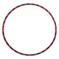 Hoopomania Hula-Hoop-Reifen Faltbarer Anfänger Hula Hoop Reifen, Rot Ø100cm rot Ø 100 cm