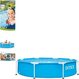 Intex Metal Frame Pool Set 244 x 51 cm inkl. Filterpumpe