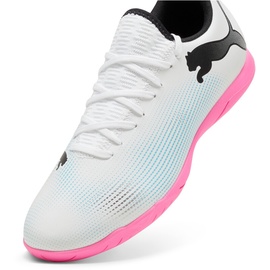 Puma Future 7 Play It Soccer Shoes, Puma white/PUMA black/poison pink 48.5