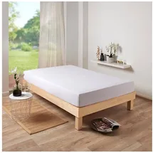 Traumschlaf Spannbettlaken Frottee 180 x 200 - 200 x 200 cm weiß