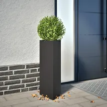 vidaXL Pflanzkübel 30 x 26 x 75 cm Schwarz