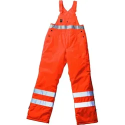 Warnschutz-Latzhose Lech 00592-650, warnorange, Größe M - orange - M