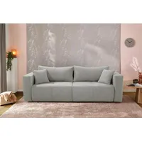 Jockenhöfer Gruppe Big-Sofa Relax, Gästebettfunktion, Bettkasten, Sitzelemente einzeln ausziehbar grau