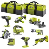 RYOBI 18 V ONE+ Combo Kit 8-teilig