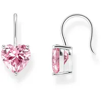 Thomas Sabo Ohrhänger 925er Silber pink, silber Damen