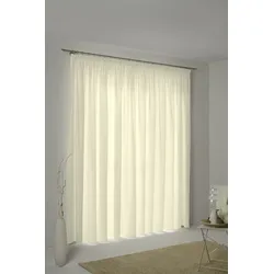 Vorhang WIRTH "WirthNatur", beige, B:127cm H:245cm, Baumwolle, Gardinen, nach Maß