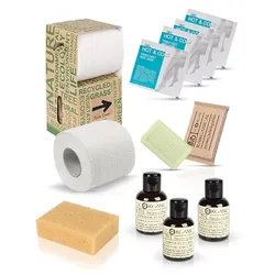Amenities- "Gute Reise" Reinigungssets - 42 Stück