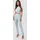 rayshyne Damen Freizeitanzug 2-tlg., Femininer Lounge Zweiteiler Hose & Wickeltop RS22