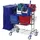 FloorStar Reinigungswagen RW 2 Top SOLID verchromt 2 x 70 l