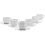 CreaTable Kaffeetasse 0,2 l Weiß 12 St.