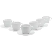 CreaTable Square Kaffeeservice 12-tlg. weiß