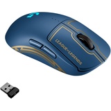 Logitech G PRO Kabellose Gaming-Maus - LIGHTSPEED, HERO 25K Sensor, 25.600 DPI, RGB, 4-8 programmierbare Tasten, Beidhändig, Offizielle League of Legends Edition
