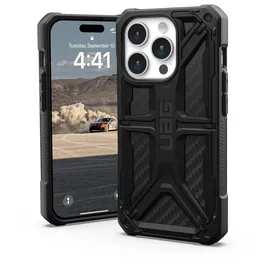 Urban Armor Gear iPhone 15 Pro Monarch Case schwarz