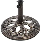 Costway Schirmständer Gusseisen 38/48 mm Bronze