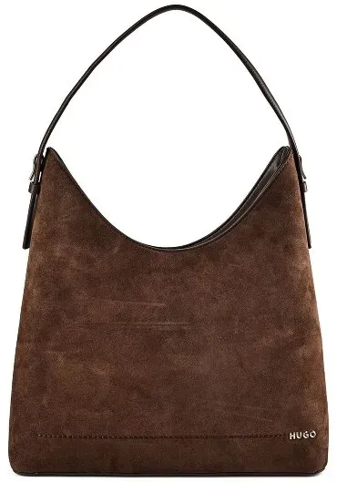 Hugo Yorih Schultertasche S 33 cm  braun