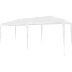 vidaXL Partyzelt 3x6 m PE Weiß