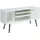 [en.casa] Vare TV-Lowboard 130 x 40 x 65,5 cm Weiß Spanplatte