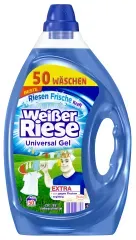 Weißer Riese Universal Gel Waschmittel WUG44 , 2,5 Liter - Flasche für ca. 50 Waschladungen
