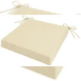 CLP Sitzkissen 40 x 37 x 5 cm beige 1 St.