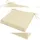 CLP Sitzkissen 40 x 37 x 5 cm beige 1 St.