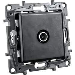 Steckdose TV männlich schwarz 1,5 dB Niloe Step 2892