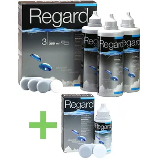 3x Regard 355ml + 1x 60ml GRATIS -Kombilösung OHNE Konservierungsmittel!