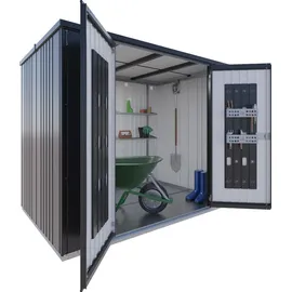 Biohort Geräteschrank 1,90 x 0,83 m Dunkelgrau