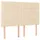 vidaXL Boxspringbett 140 x 200 cm Creme