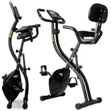 TREX SPORT Heimtrainer Fahrrad klappbar TX-360XB PYRO | Hometrainer Fahrrad | 10 Widerstandsstufen, 7 Sitzhöhen, App-Steuerung, 120 kg belastbar
