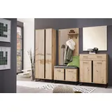 INOSIGN Spiegel "Sardinia", braun (artisan eiche), B:80cm H:80cm T:2cm, Spanplatte, Spiegelglas, Spiegel