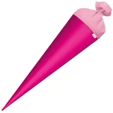 ROTH Bastelschultüte mit Verschluss, pink