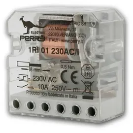 WALLAIR Stromstoß-Schalter Unterputz Stromstoßschalter 1 Schließer 230V 10A 1St.