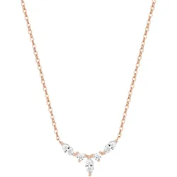 Hey Happiness Kette mit Edelsteine Krone 925 Sterlingsilber Rosegold Damen 