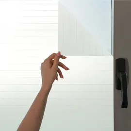 Marapon Fensterfolie Blickdicht von aussen mit Nadelstreifen