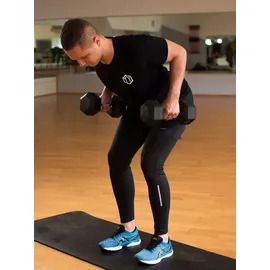 Sporttrend 24 Hexagon Hantel Kurzhantel 25 kg schwarz
