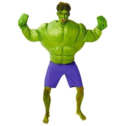 Rubie ́s Kostüm Aufblasbarer Hulk, ‚Blow!‘ statt ‚Smash!‘: das Marvel-Monster mit Gebläse grün