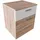 Hti-Living Nachtschrank Nina 45 x 38 x 53 cm Weiß