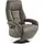 sit&more TV-Sessel Enjoy Kunstleder 74 x 111 x 77 cm Grau mit Motor und Aufstehhilfe