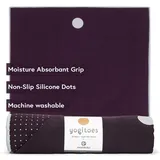 Manduka Yogitoes 2.0 Yoga Handtuch (Größe 200x61cm, lila)