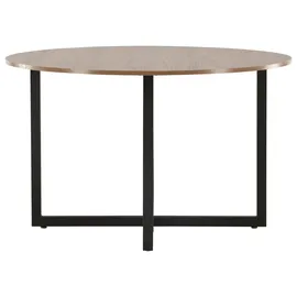 Livetastic Ø 120 cm schwarz Walnuss