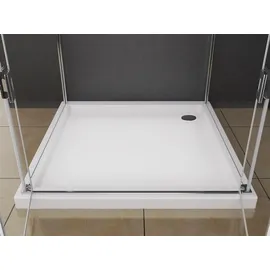 Buylando Emma 75x80x75 cm H:195 cm U-Form Duschkabine Hochwertiges Glas